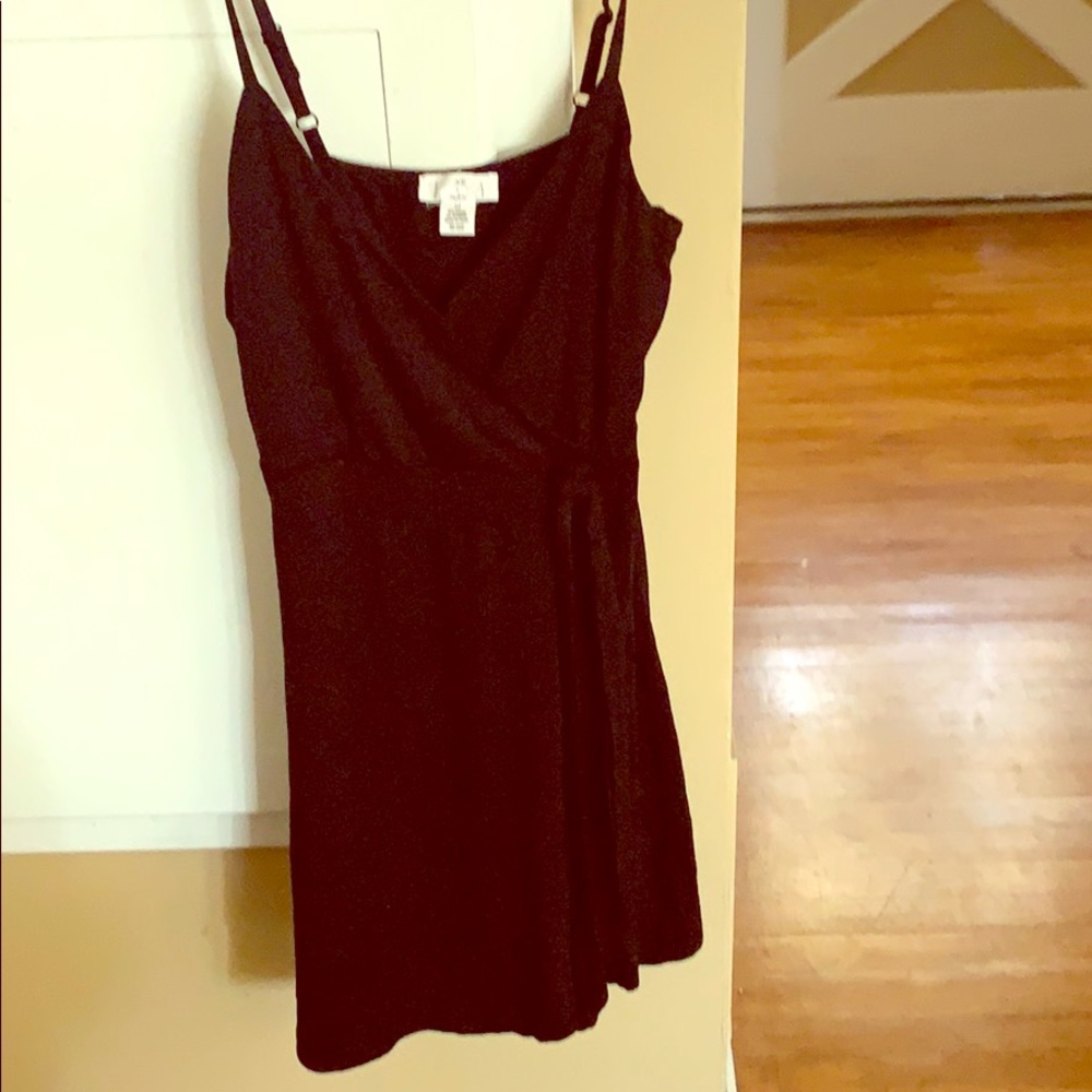 Cute black wrap dress